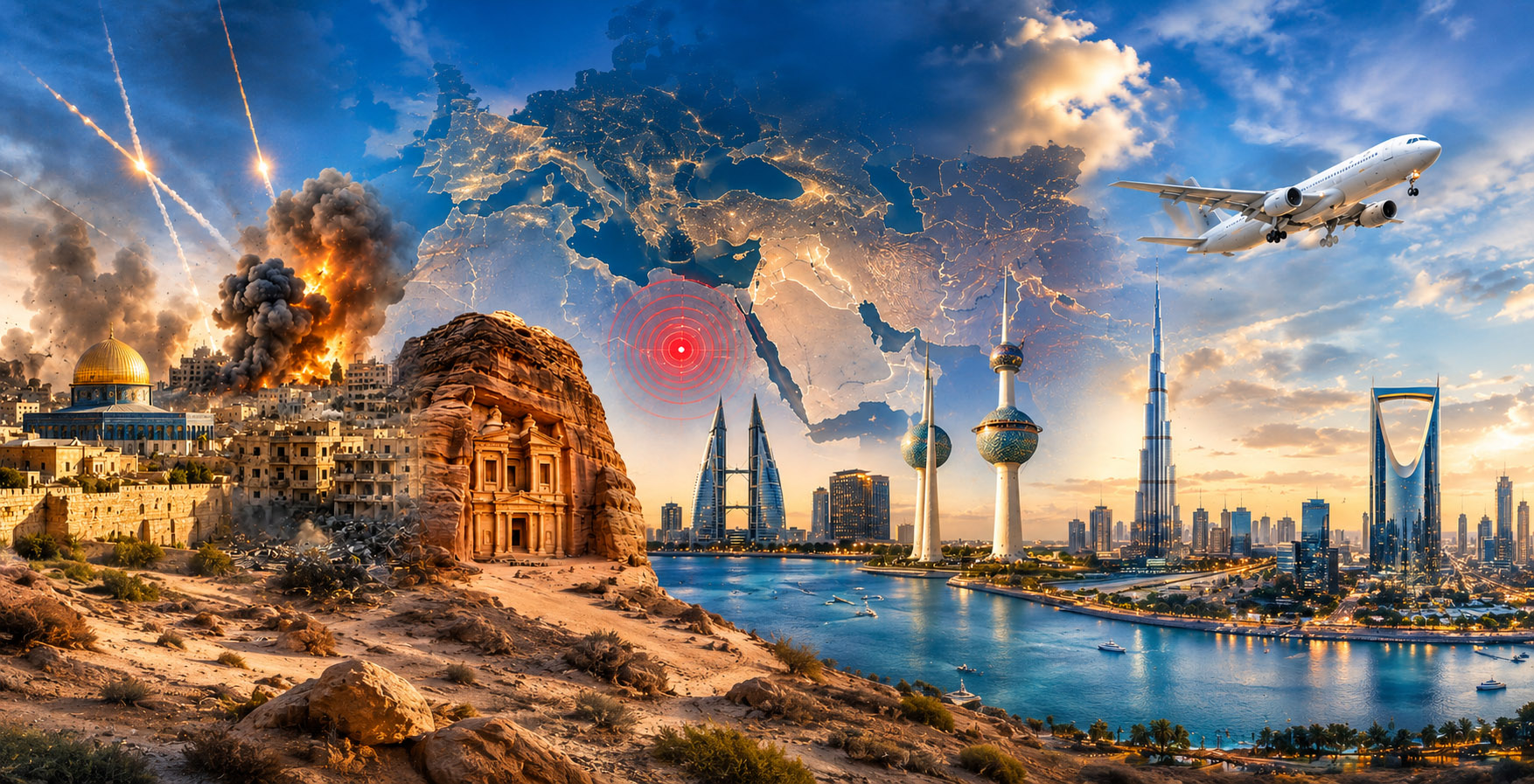 SEVEN PLACES NOT SAFE TO TRAVEL BECAUSE OF THE IRAN–ISRAEL WAR